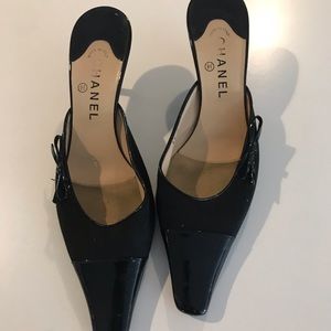 Chanel slip on heels size 41